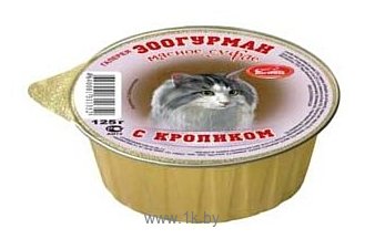 Фотографии Зоогурман Мясное суфле для кошек с кроликом (0.075 кг) 1 шт.