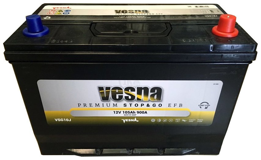 Фотографии Vesna Premium EFB Stop&go VSG10J (105Ah)