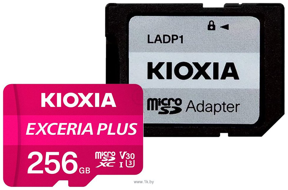 Фотографии Kioxia Exceria Plus microSDXC LMPL1M256GG2 256GB (с адаптером)