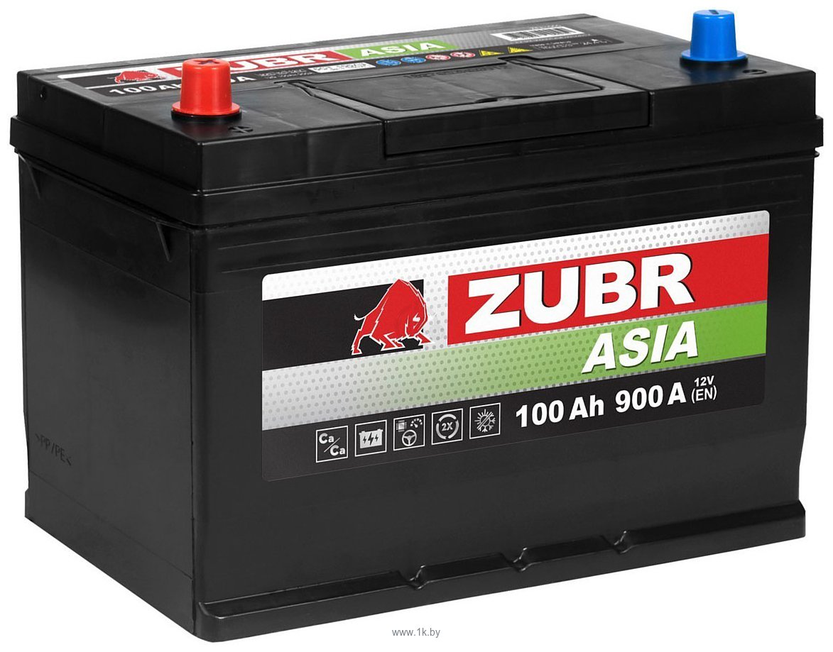 Фотографии Zubr 100 Ah ZUBR Premium Asia L+