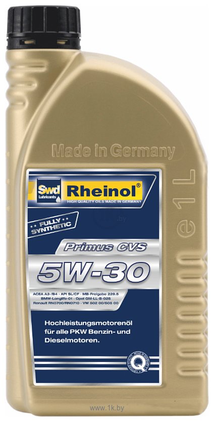 Фотографии Rheinol Primus CVS 5W-30 1л