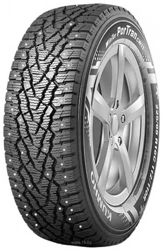 Фотографии Kumho Winter PorTran CW11 225/65 R16C 112/110 R (шипы)