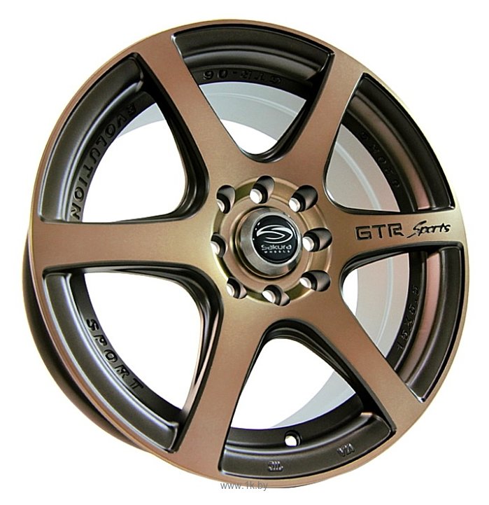 Фотографии Sakura Wheels 3717Z 6.5x15/4x100/114.3 D73.1 ET35 Бронза