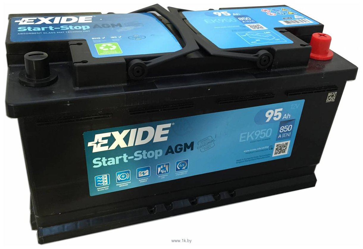 Фотографии Exide Micro-Hybrid AGM EK950 (95Ah)