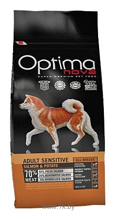 Фотографии OptimaNova Adult Dog Sensitive Salmon & Potato (2 кг)