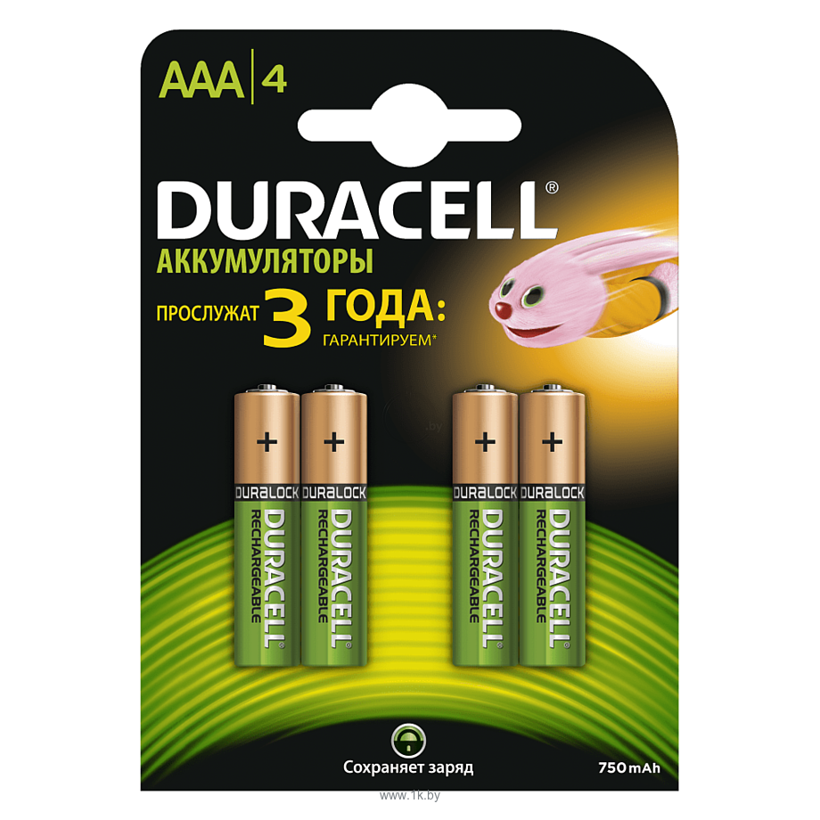 Фотографии DURACELL AAA 750mAh 4 шт.