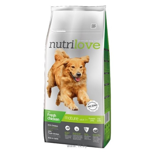 Фотографии Nutrilove (12 кг) Dogs - Dry food - Mature 7+