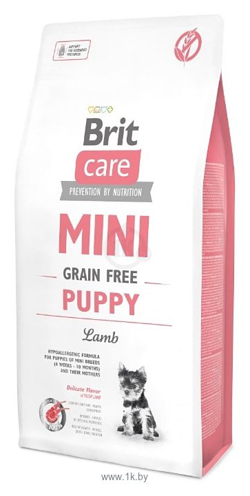 Фотографии Brit (7 кг) Care Mini Grain Free Puppy Lamb