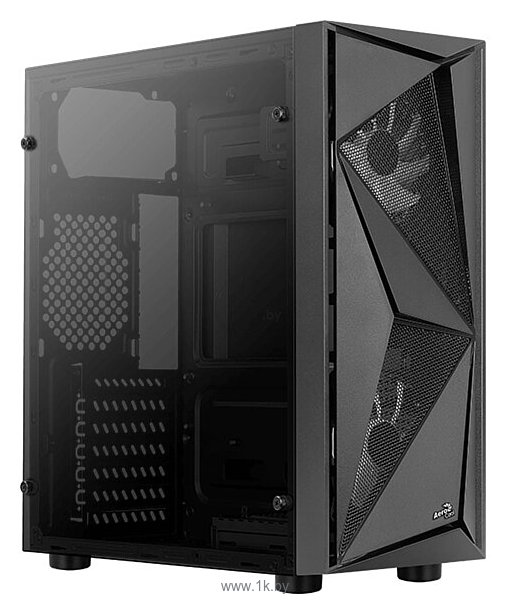 Фотографии AeroCool Glider Tempered Glass Black