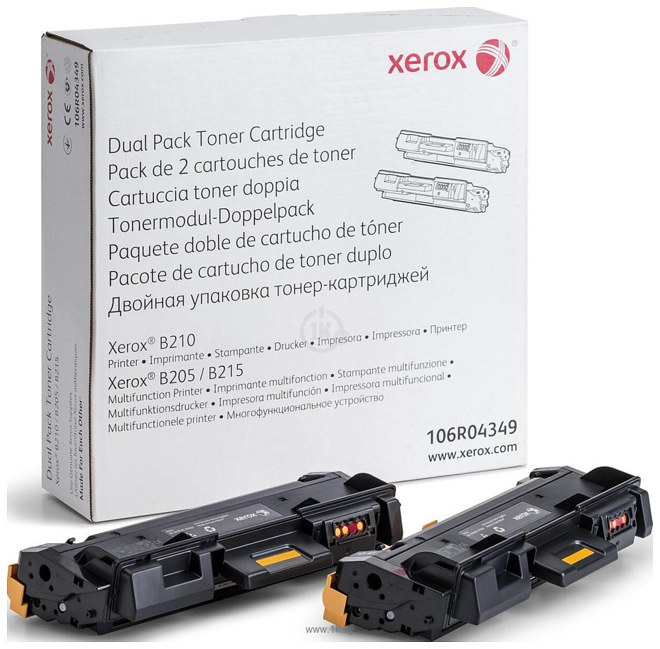 Фотографии Аналог Xerox 106R04349 (dual pack)