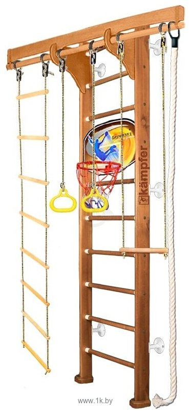 Фотографии Kampfer Wooden Ladder Wall Basketball Shield (стандарт, ореховый/белый)