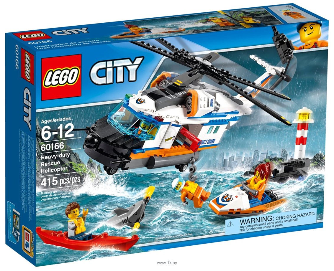 Фотографии LEGO City 60166 Сверхмощный спасательный вертолёт