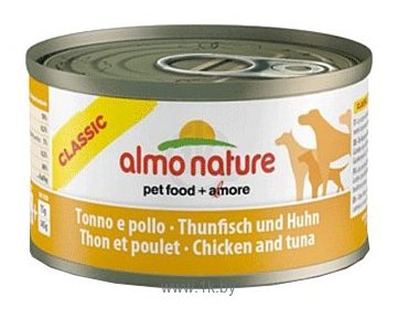 Фотографии Almo Nature Classic Adult Dog Tuna and Chicken (0.095 кг) 1 шт.