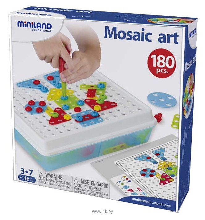 Фотографии Miniland Mosaic art 95020 180 деталей
