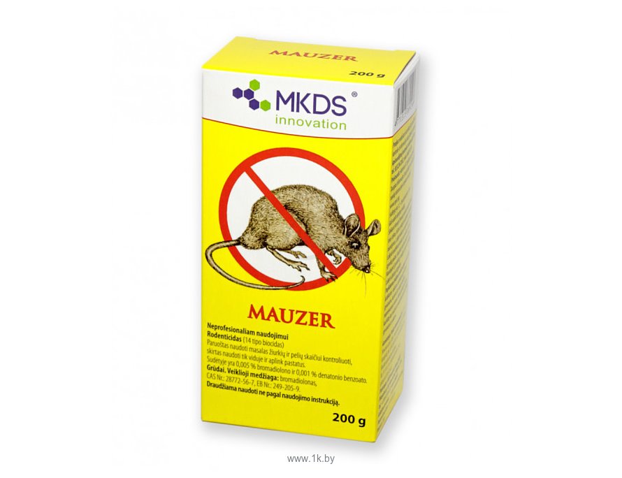 Фотографии MKDS Крысиный яд Mauzer 200г