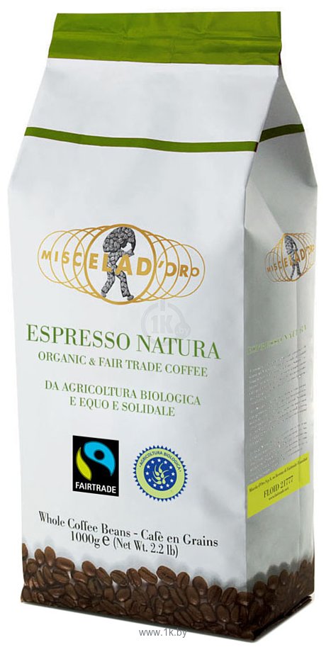 Фотографии Miscela d'Oro Espresso Natura в зернах 1000 г