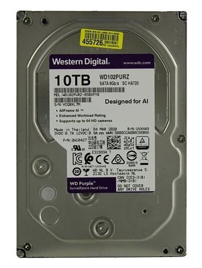 Фотографии Western Digital WD102PURZ