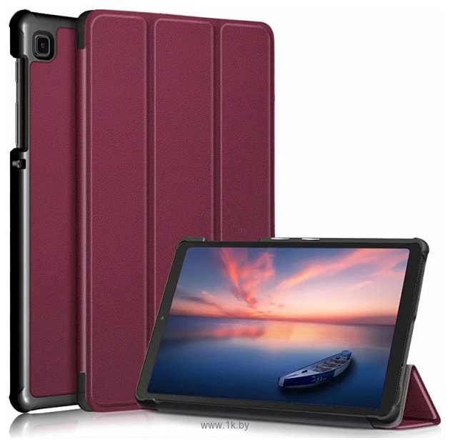 Фотографии JFK Smart Case для Samsung Galaxy Tab A7 Lite (бордовый)