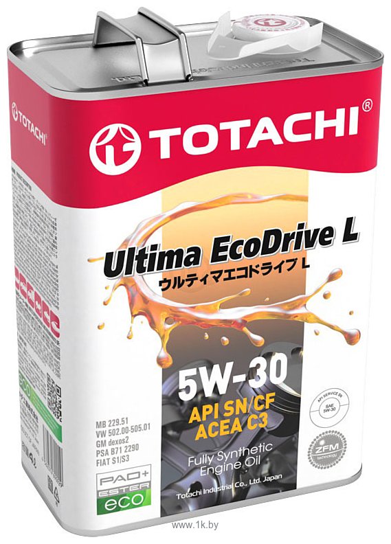 Фотографии Totachi Ultima EcoDrive L Fully Synthetic 5W-30 4л