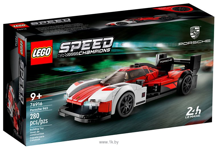Фотографии LEGO Speed Champions 76916 Спорткар Porsche 963