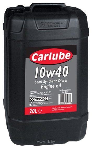 Фотографии Carlube 10W-40 Semi Synthetic Diesel 20л