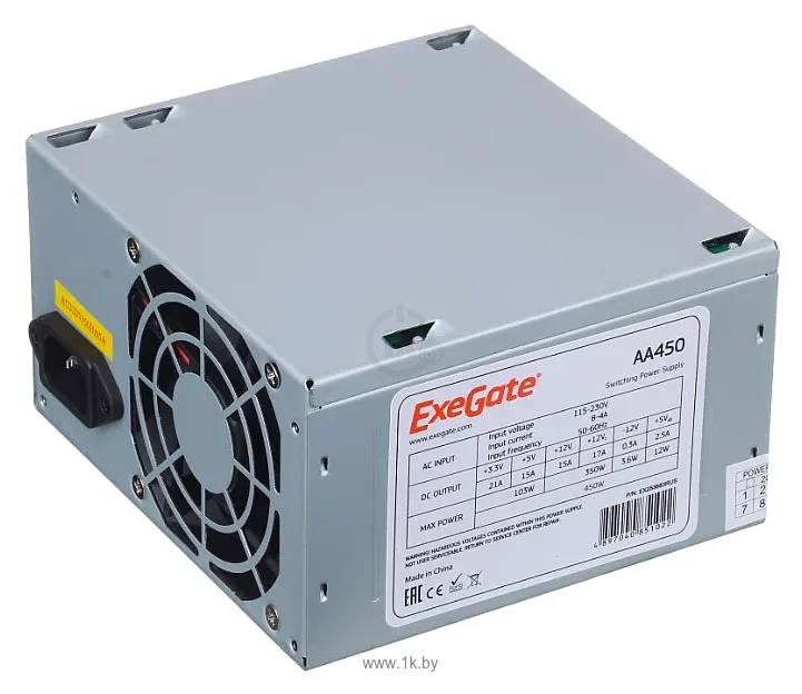 Фотографии ExeGate AA450 450W Фотографии ExeGate AA450 450W