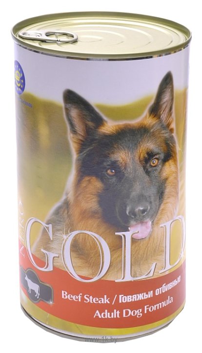 Фотографии Nero Gold (1.25 кг) 12 шт. Консервы для собак. Говяжьи отбивные