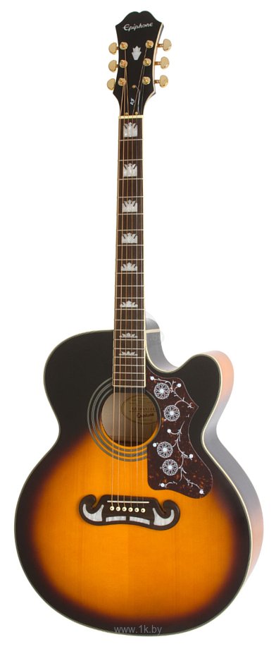 Фотографии Epiphone EJ-200SCE Vintage Sunburst