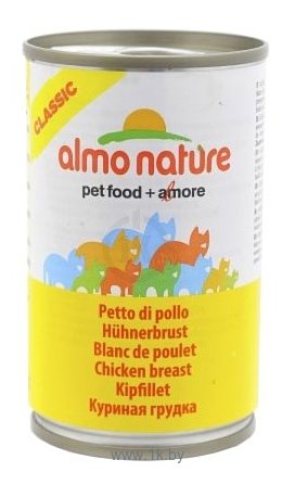 Фотографии Almo Nature (0.14 кг) 1 шт. Classic Adult Cat Chicken Breast