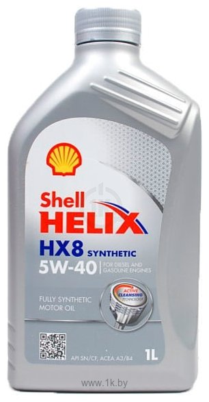 Фотографии Shell Helix HX8 Synthetic 5W-40 1л