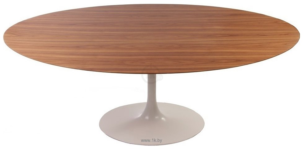 Фотографии Soho Design Eero Saarinen Style Tulip Table (белый/орех)