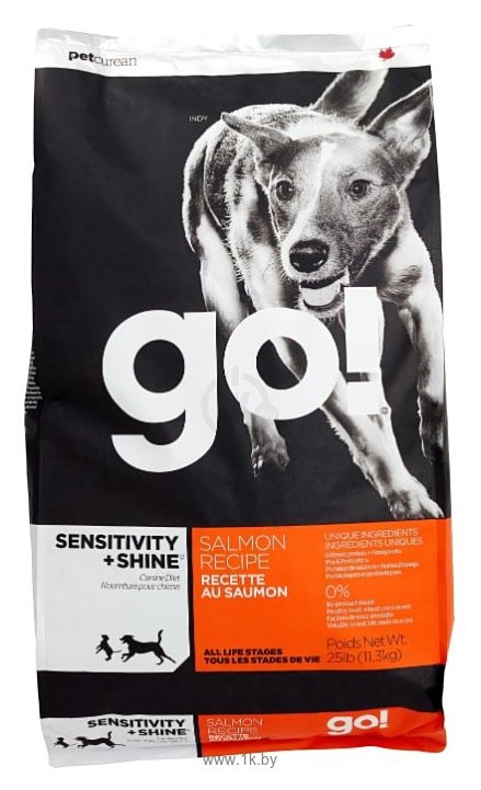 Фотографии GO! (11.35 кг) Sensitivity + Shine Salmon Dog Recipe