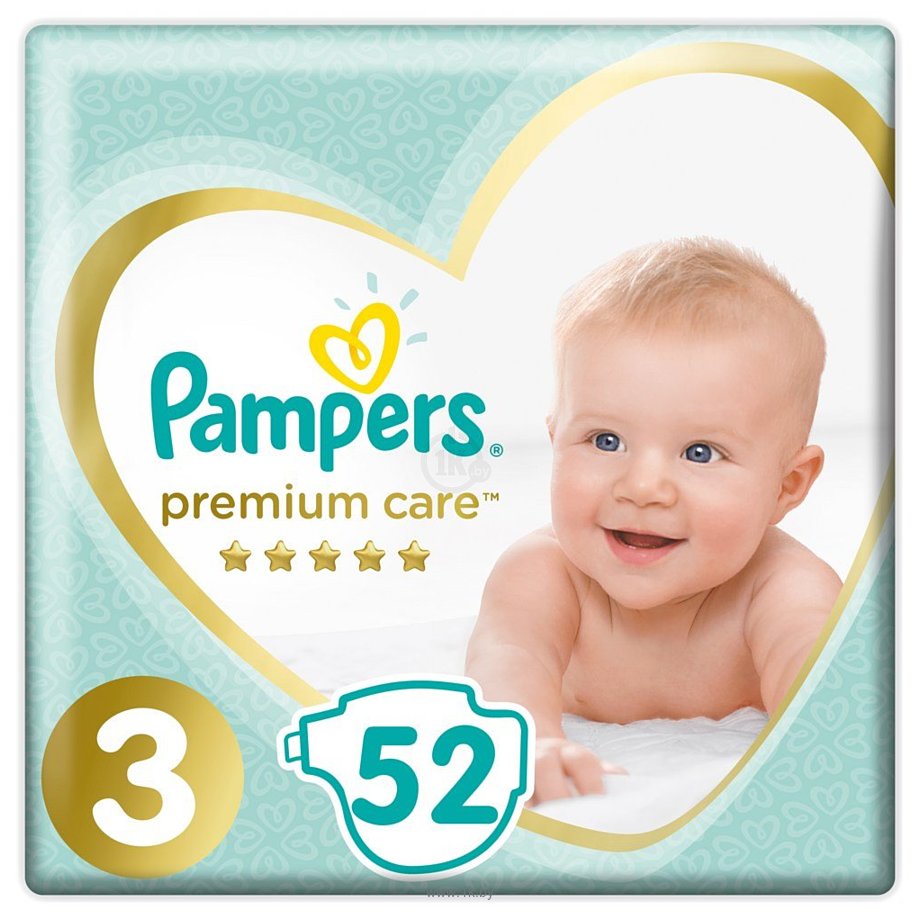 Фотографии Pampers Premium Care Midi 3 (6-10 кг), 52 шт