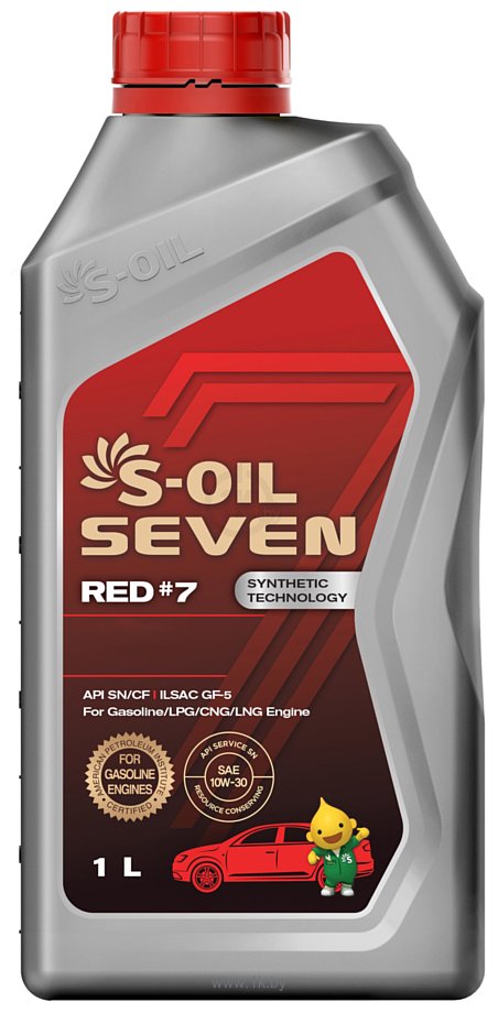 Фотографии S-OIL SEVEN RED #7 SN 5W-30 1л