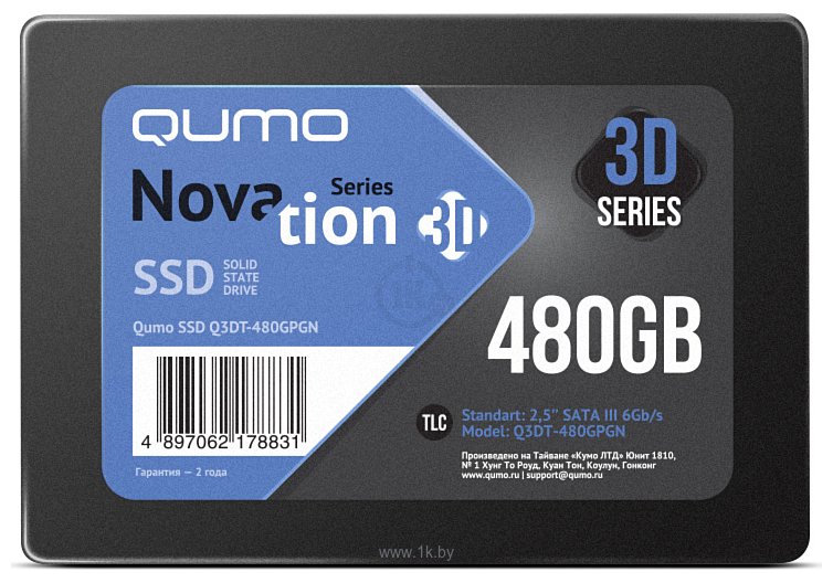 Фотографии QUMO Novation 3D TLC 480GB Q3DT-480GPGN