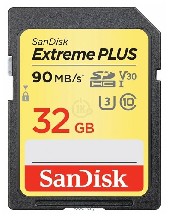 Фотографии SanDisk Extreme PLUS SDHC Class 10 UHS Class 3 V30 90MB/s 32GB
