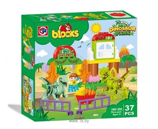 Фотографии Kids home toys Blocks Dinosaur Park 188-294 Dino Park