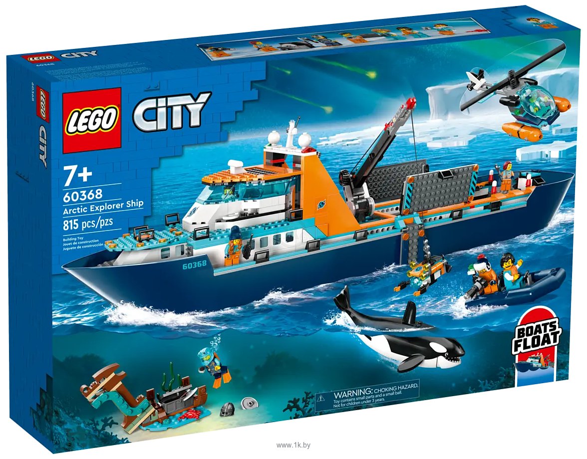 Фотографии LEGO City 60368 Корабль исследователей Арктики