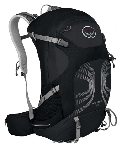 Фотографии Osprey Stratos 34 black (anthracite black)