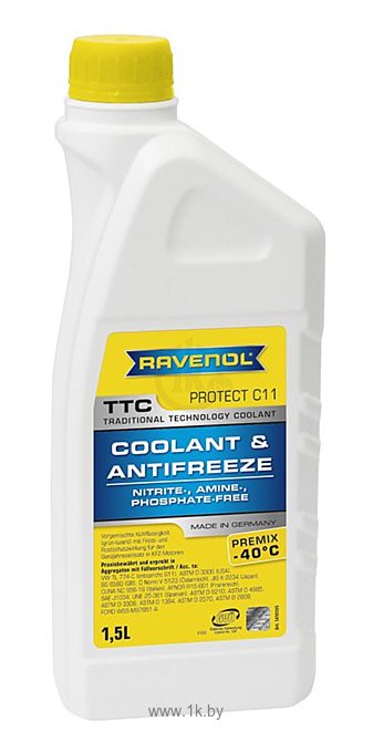 Фотографии Ravenol TTC - Protect C11 Premix -40C 1.5л