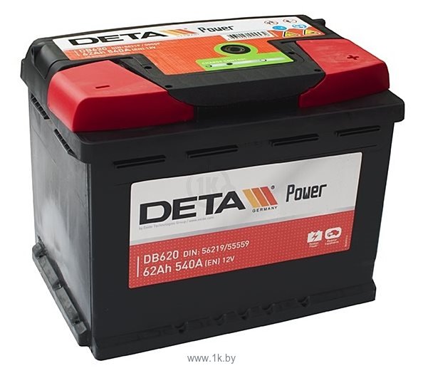 Фотографии DETA Power DB620 L (62Ah)