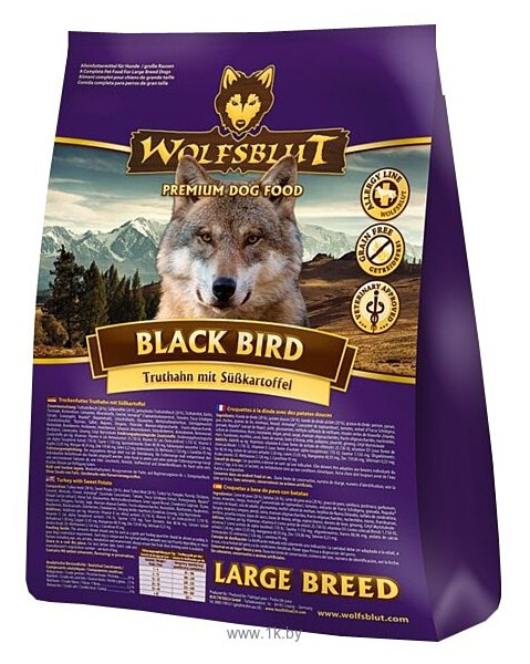 Фотографии Wolfsblut Black Bird Large Breed (7.5 кг)