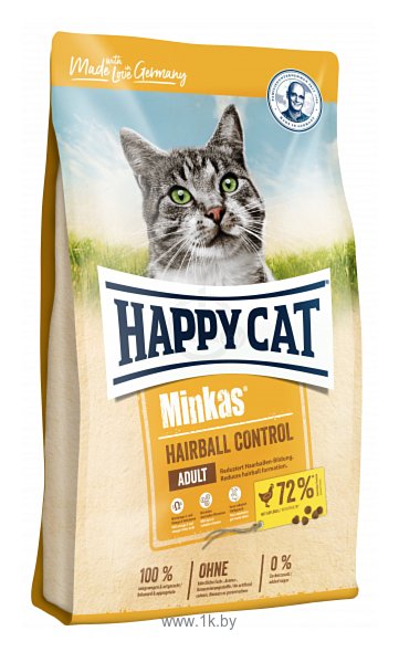 Фотографии Happy Cat Minkas Hairbol Control (10 кг)