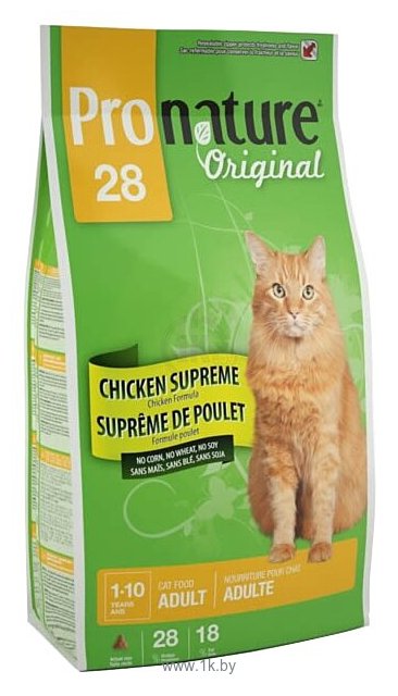 Фотографии ProNature (5.44 кг) 28 Chicken Supreme для взрослых кошек
