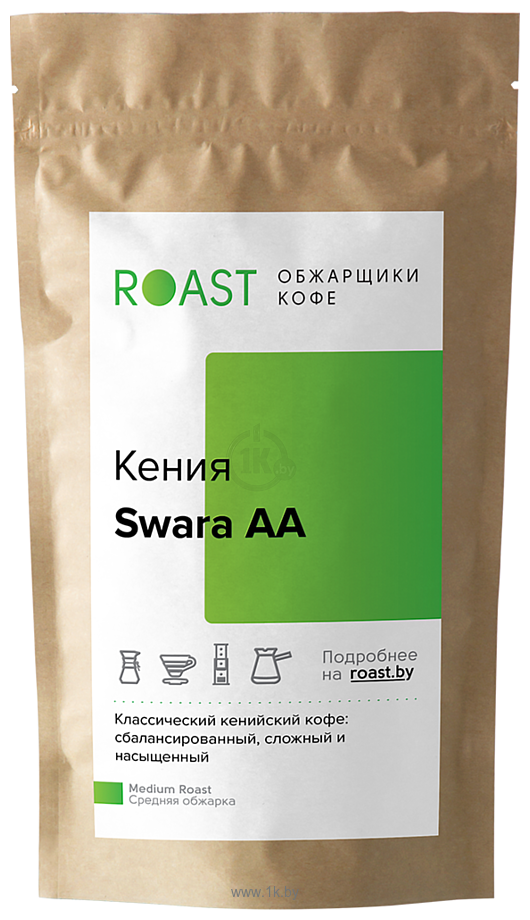 Фотографии Roast Кения Свара АА зерновой 1 кг