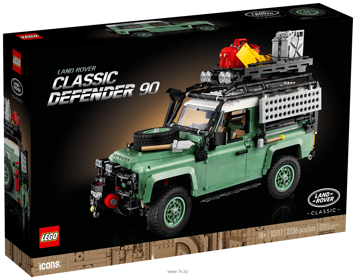 Фотографии LEGO Icons 10317 Внедорожник Land Rover Classic Defender 90