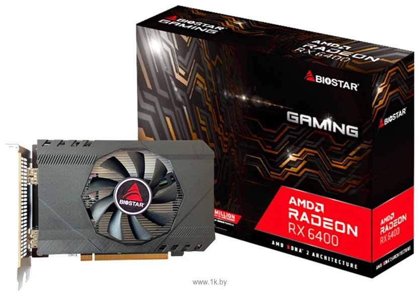 Фотографии Biostar Radeon RX 6400 4GB GDDR6 (VA6406RA46)