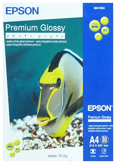 Фотографии Epson Premium Glossy Photo Paper A4 50 листов (C13S041624)