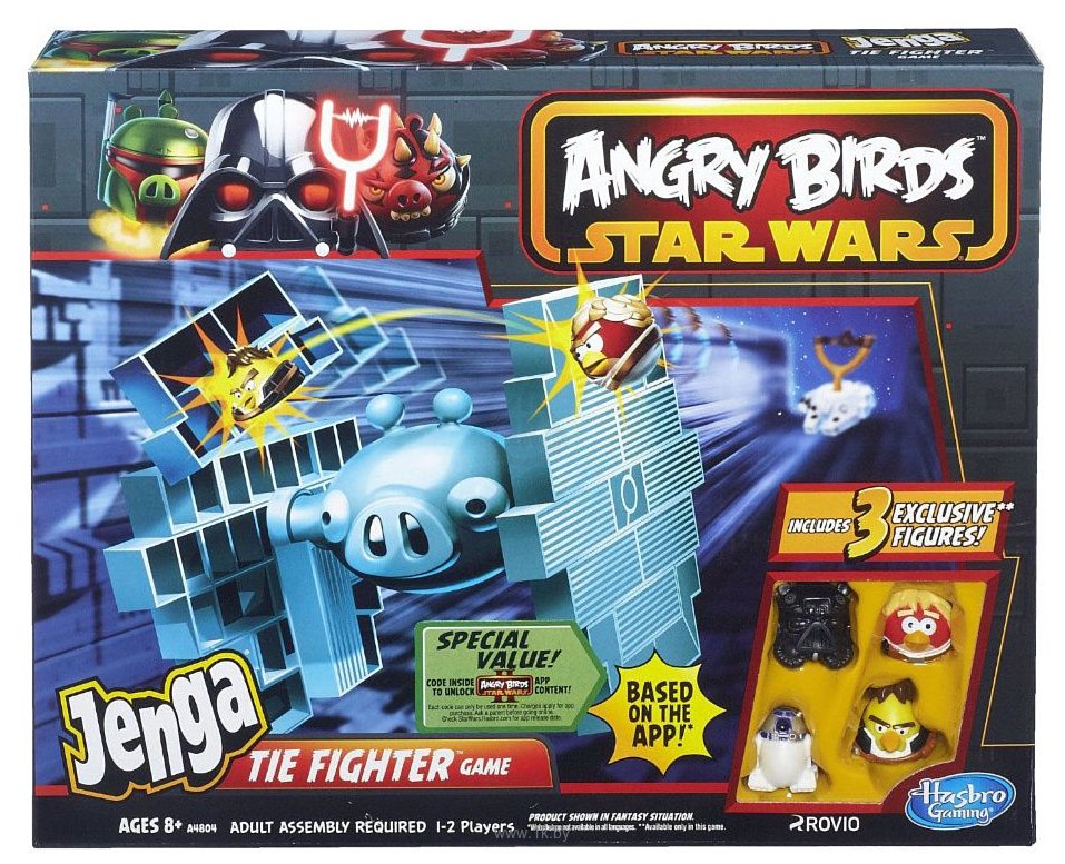 Фотографии Hasbro Angry Birds Jenga "Истребитель класса Тай" (A4804H)