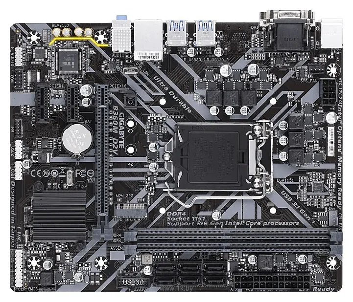 Фотографии GIGABYTE B360M D2V (rev. 1.0)